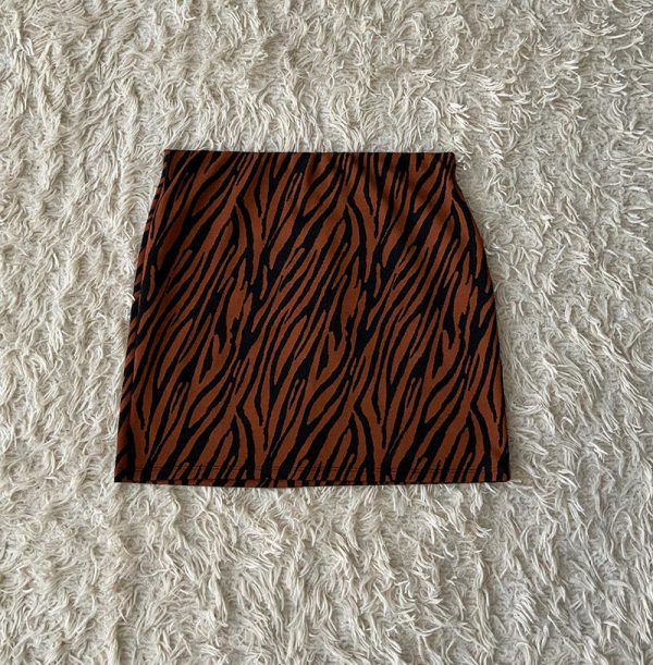 Falda leopardo