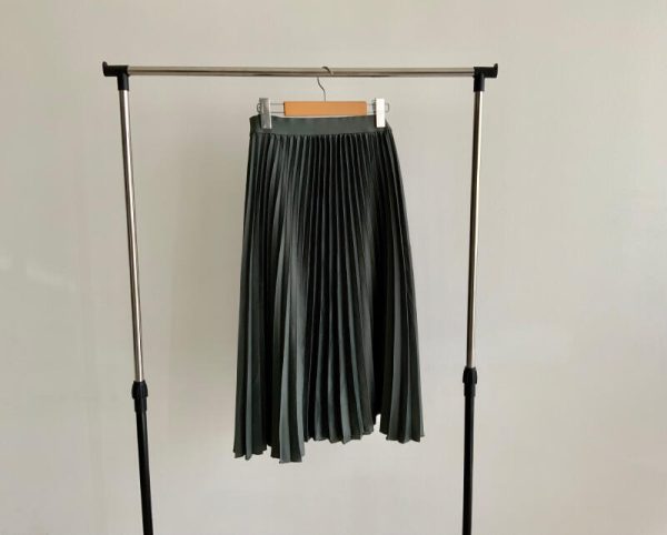 Falda larga verde