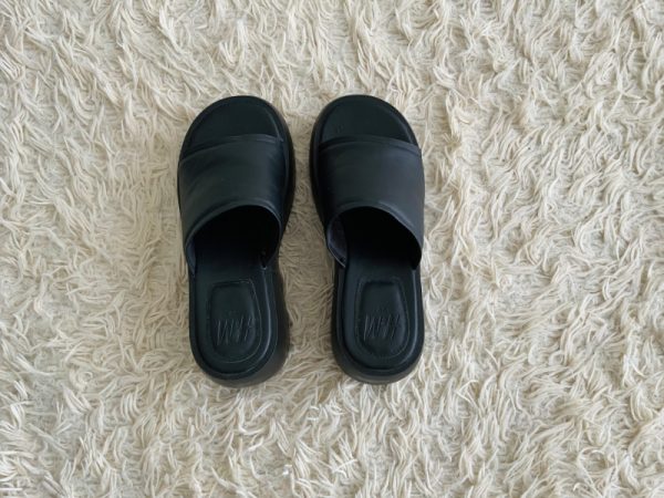 Sandalias negras plataforma
