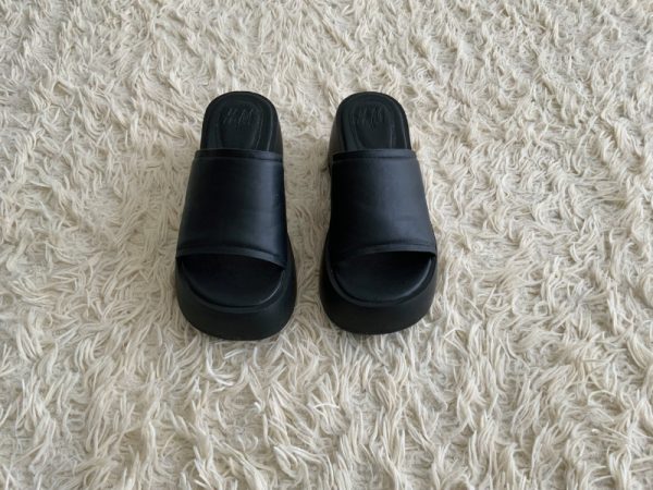 Sandalias negras plataforma