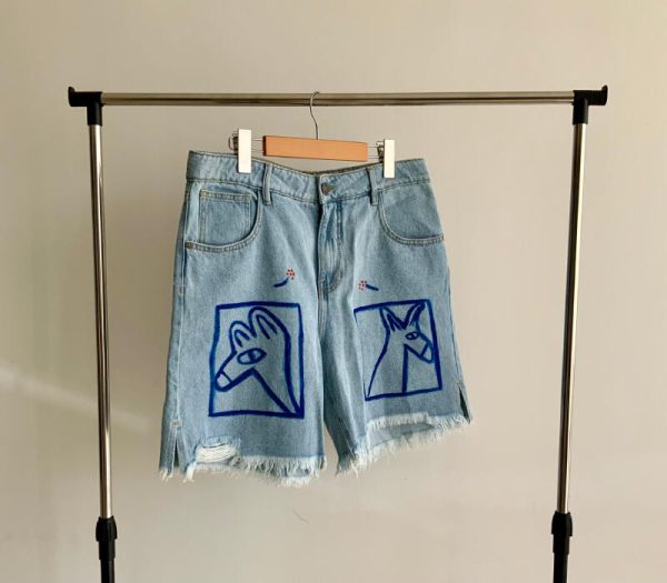 Short de Jean burritos - intervenido