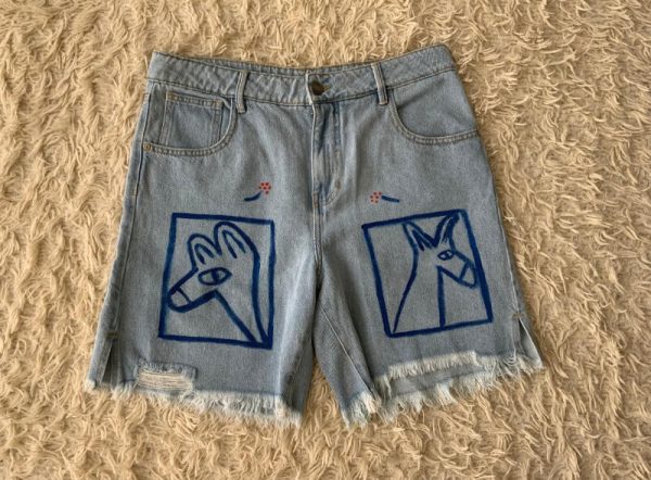 Short de Jean burritos - intervenido