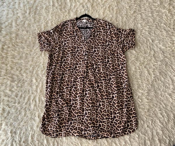 vestido animal print