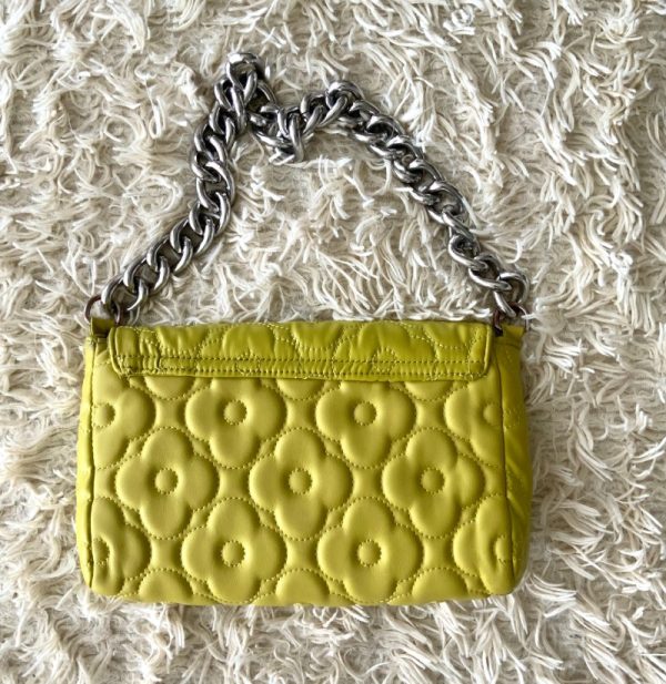 Mini cartera verde neón