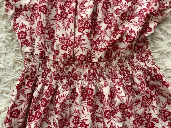 Vestido Flores Rojas